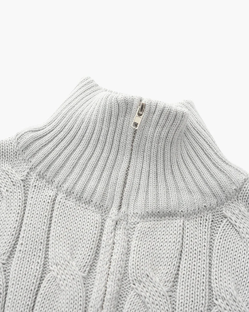 VERBIER PULL DEMI-ZIP HOMME