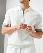 POLO LISERÉ CONTRASTANT