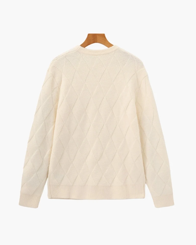 PULL COL ROND LOSANGES