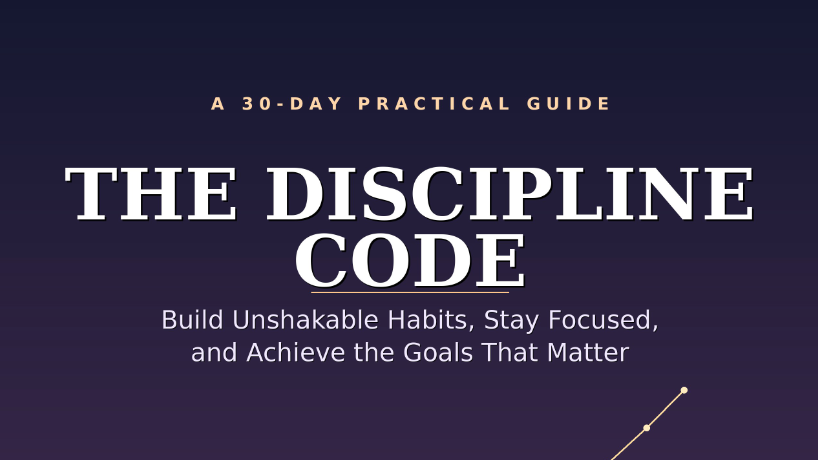 30 Day Discipline & Confidence Challenge