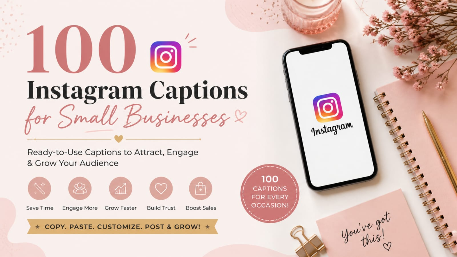 100 Instagram Captions for Small Business Owners