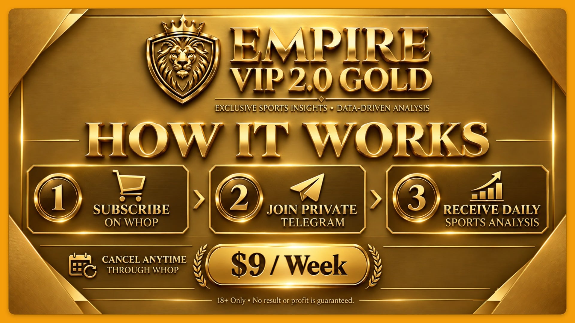 Empire VIP 2.0 Gold | Premium Sports Analysis