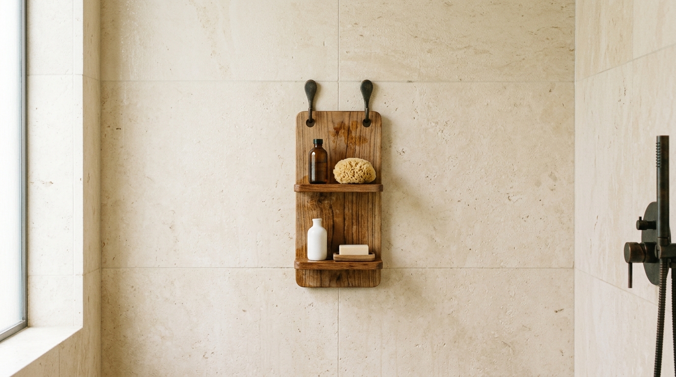 Teak Shower Caddy