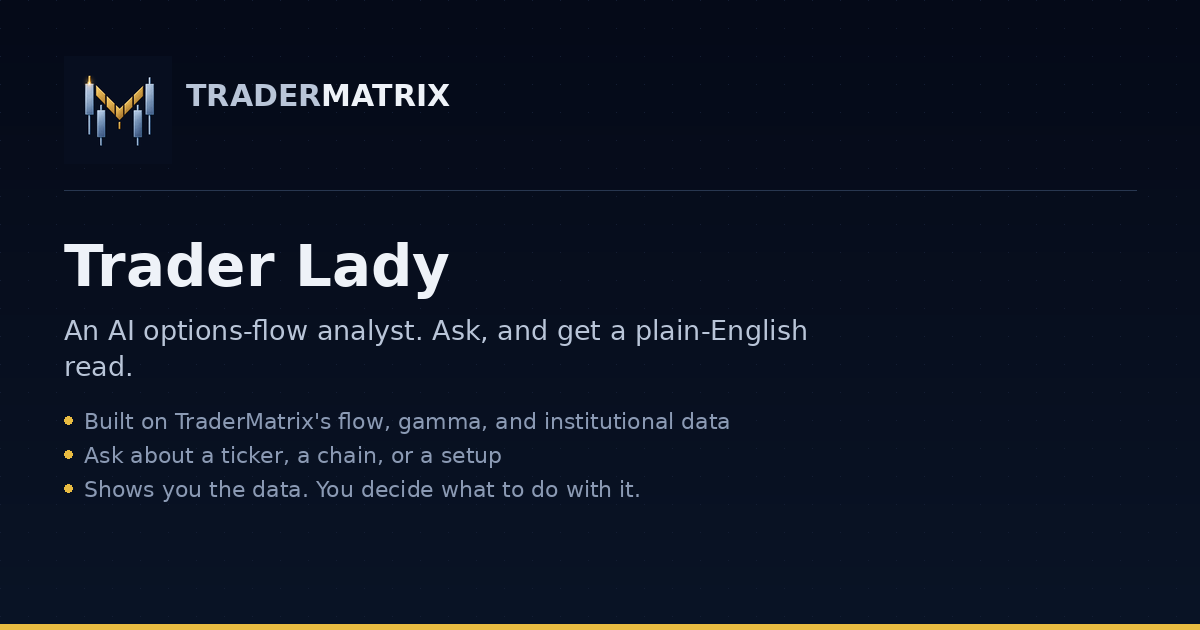 Trader Lady — AI Options-Flow Analyst