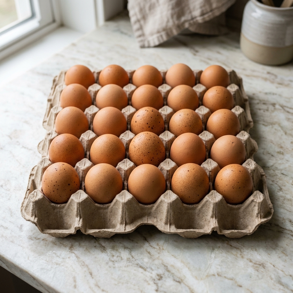 Farm eggs, 30
