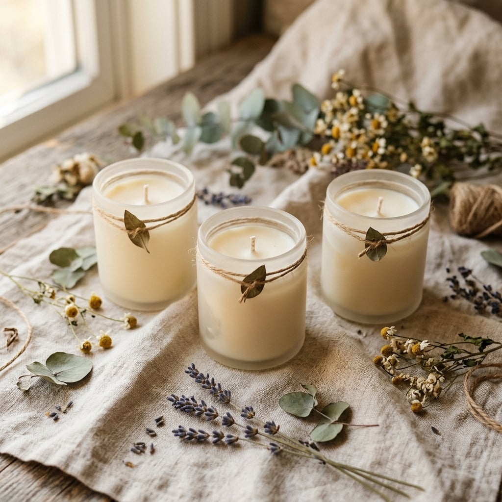 Botanical Candle Trio