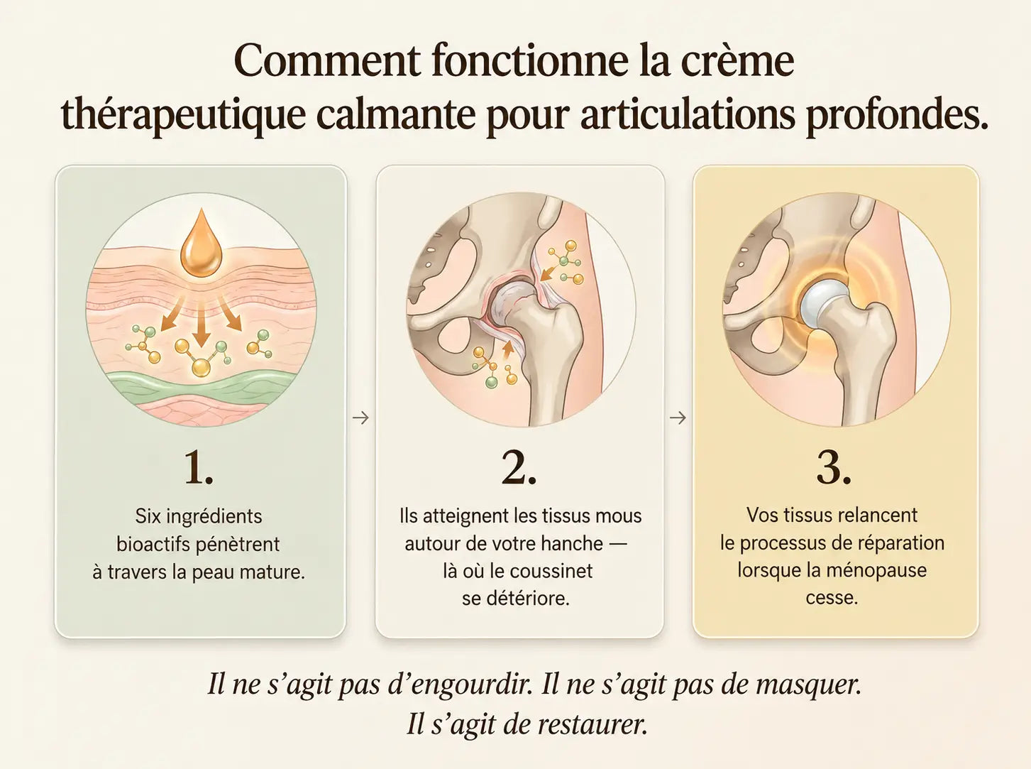 Nepimi | Crème thérapeutique apaisante pour les articulations (Canada FR)