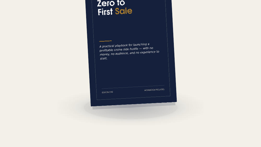 Zero to First Sale