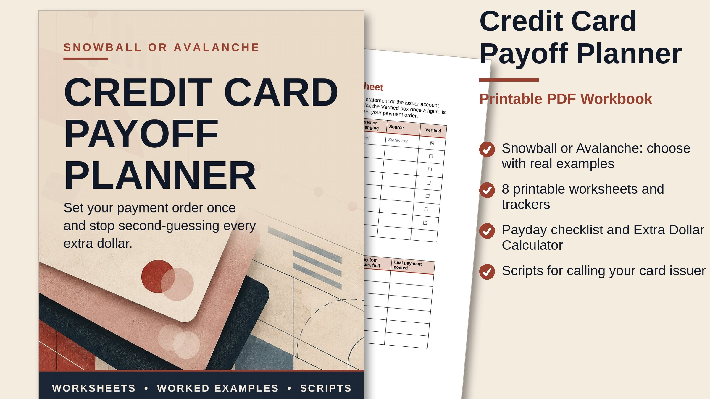 Credit Card Payoff Planner — Choose Your Method and Set Your Payment Order