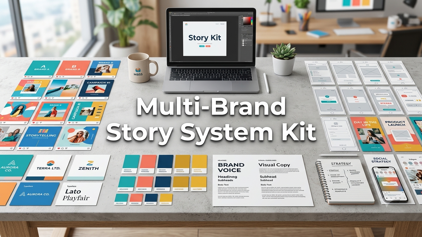 Canva Story Template System for Social Media Agencies