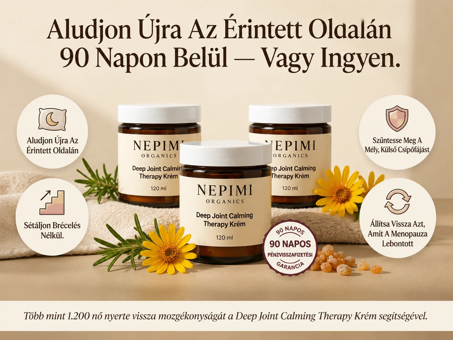 Nepimi | Mélyen hatódó ízületekre ható nyugtató terápiás krém (Hungary)