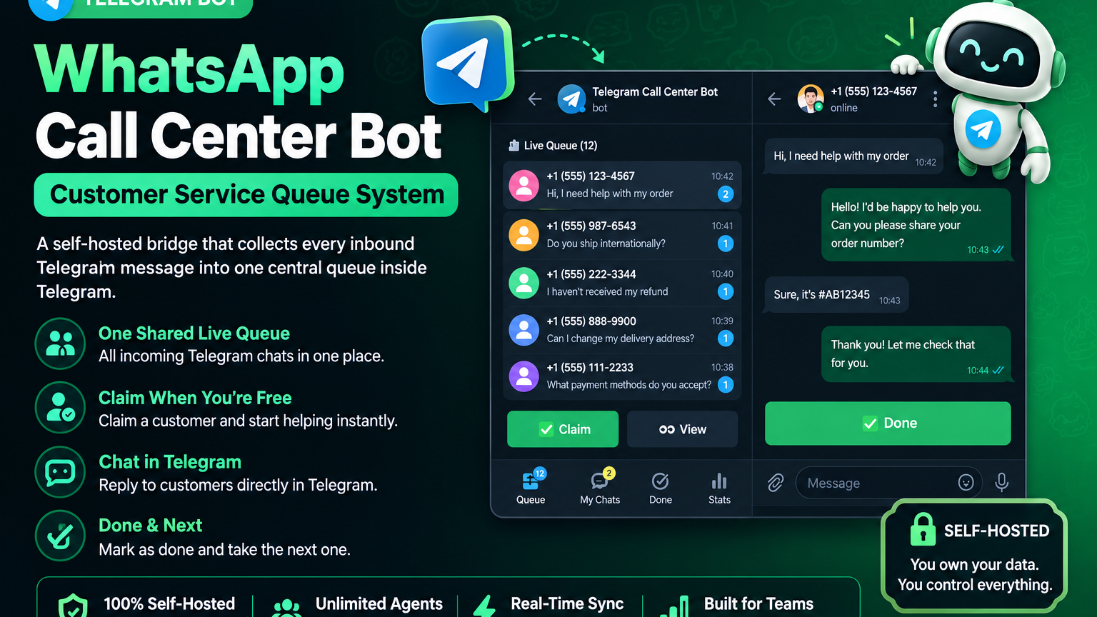 Call Center Bot for WA