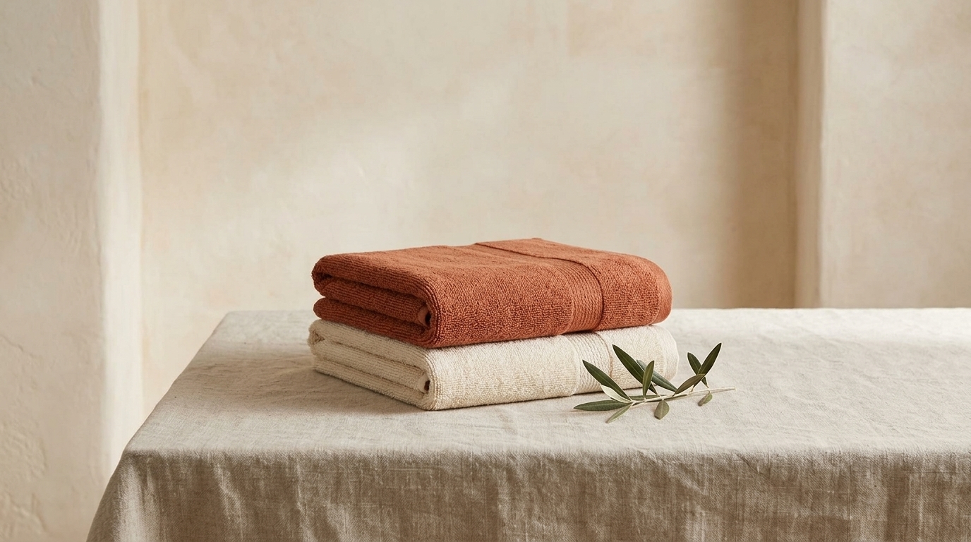 Set asciugamani in cotone