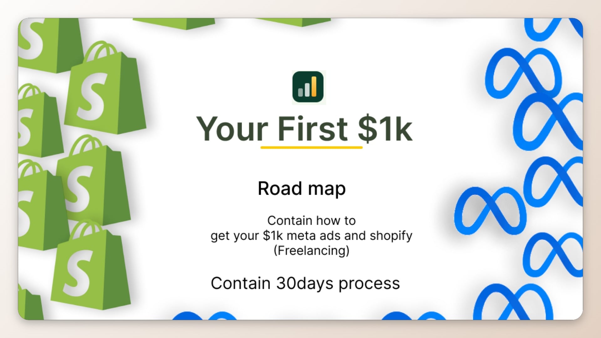 First $1k Roadmap: Ads, Shopify & Freelancing