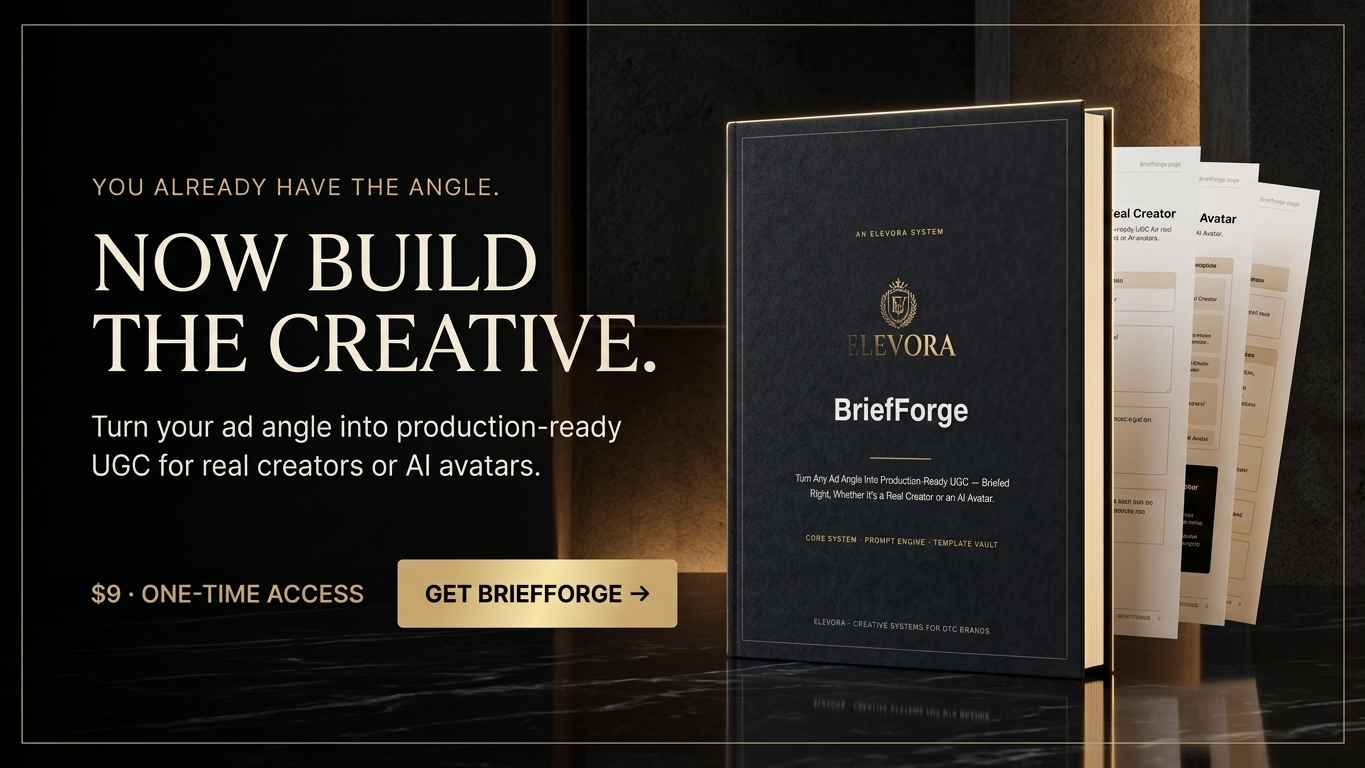 BriefForge — E-Commerce UGC Creative System