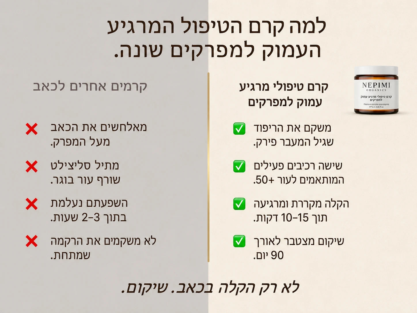 Nepimi Organics Deep Joint Calming Therapy Cream (Israel)