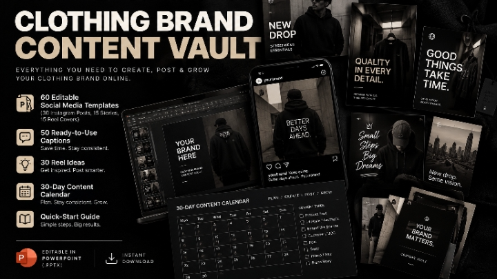 Clothing Brand Content Vault