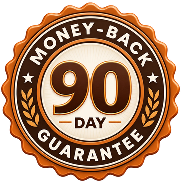 90-day money-back guarantee