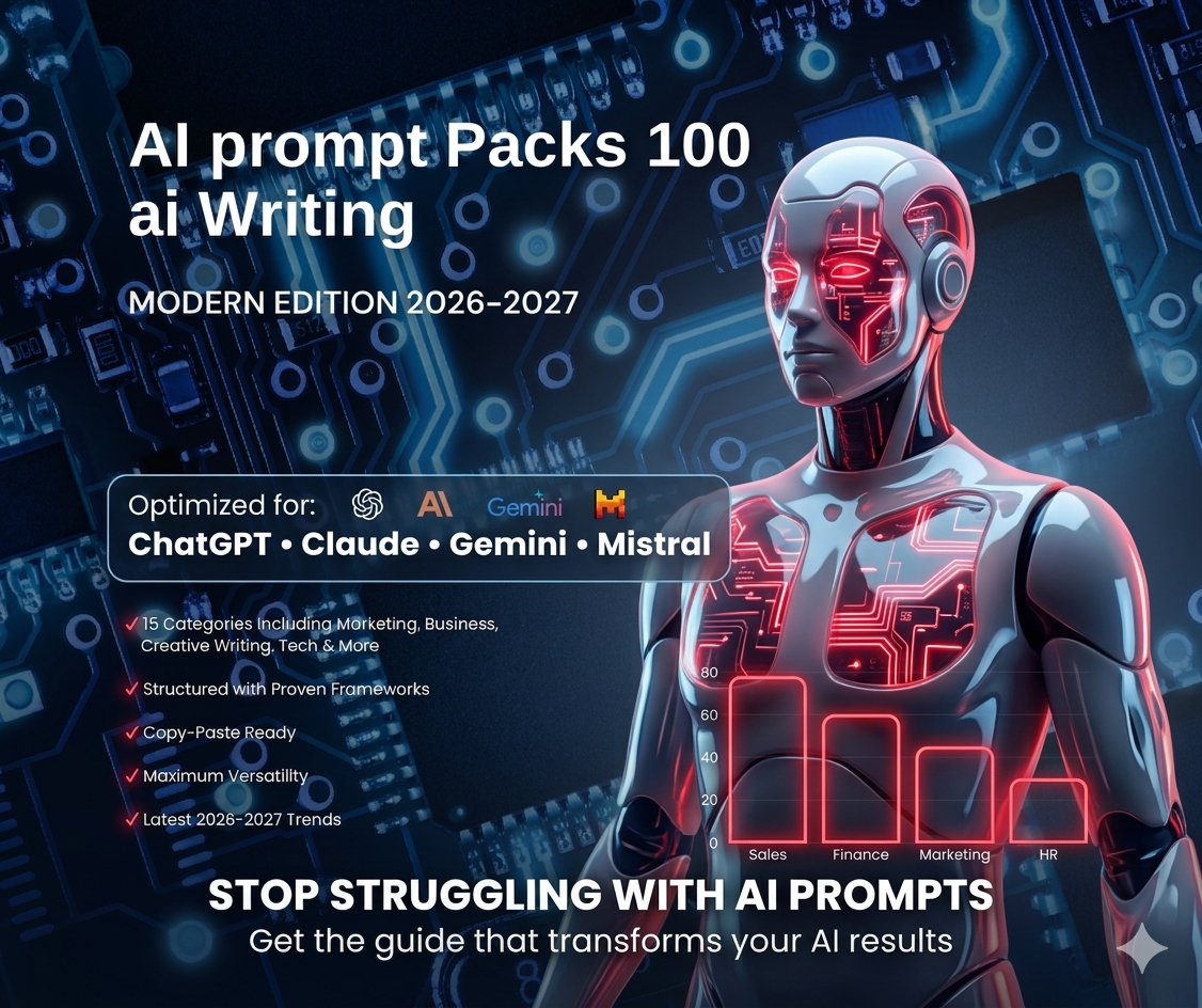 AI Prompt Packs 100 AI Writing