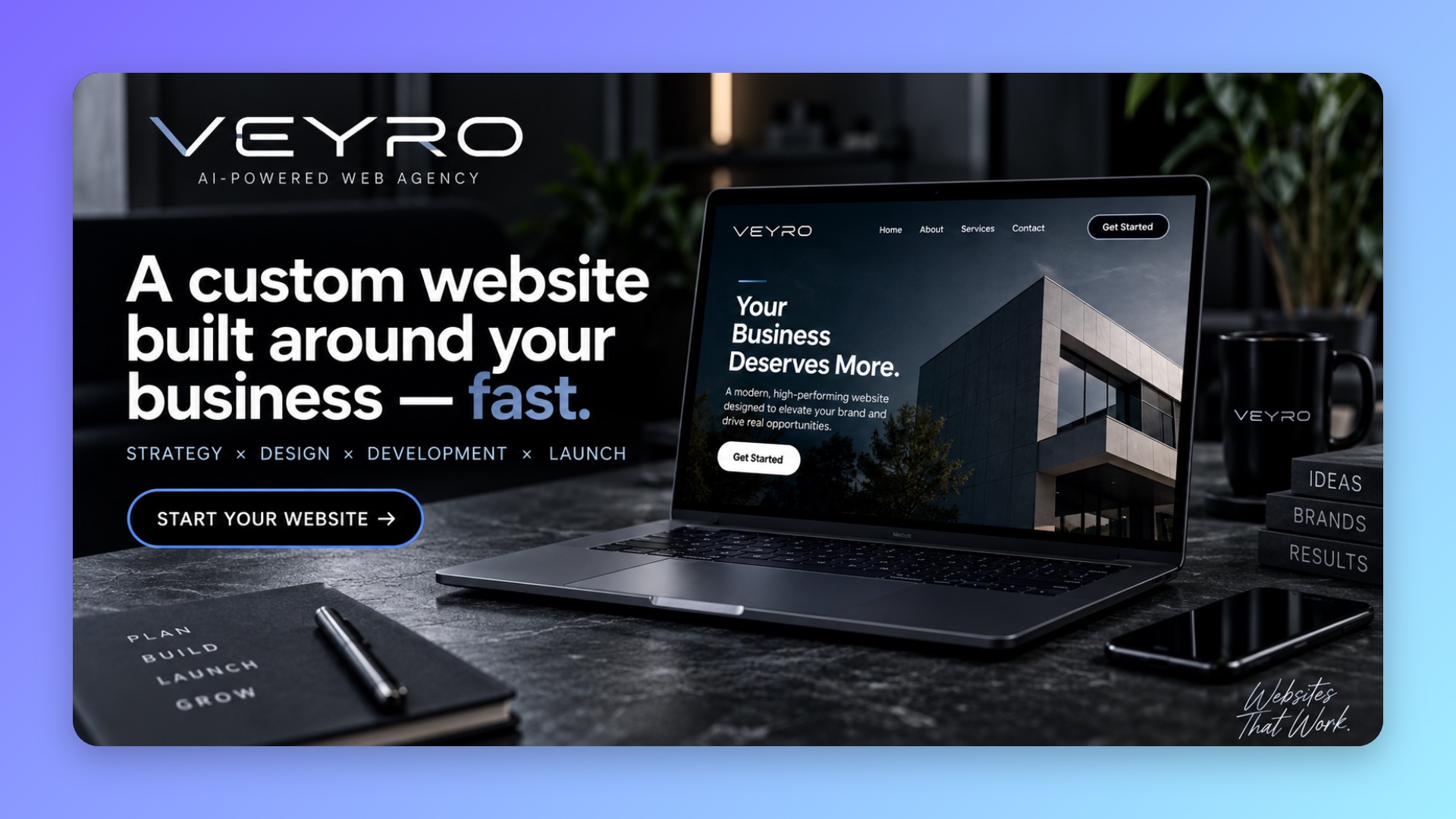 Veyro Custom Business Website