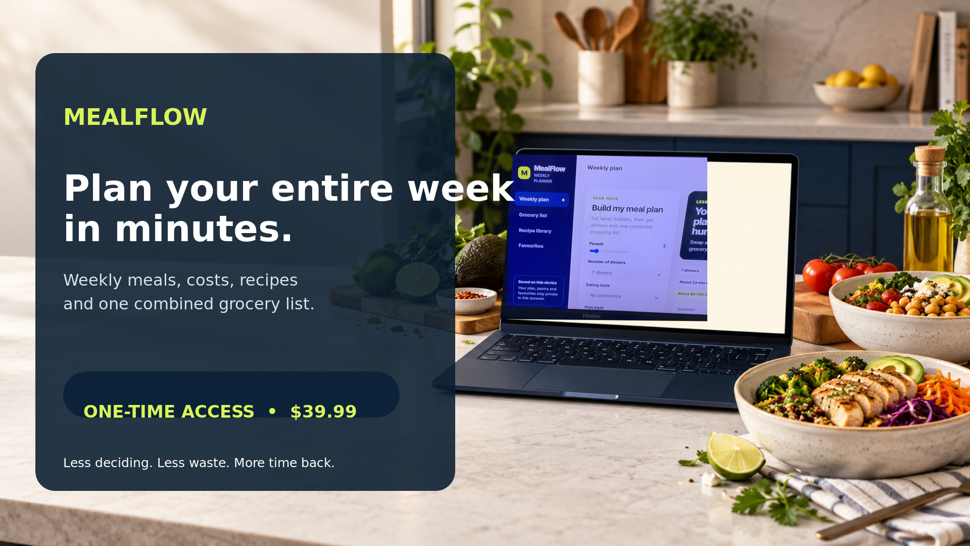 MealFlow: Weekly Meal Planner