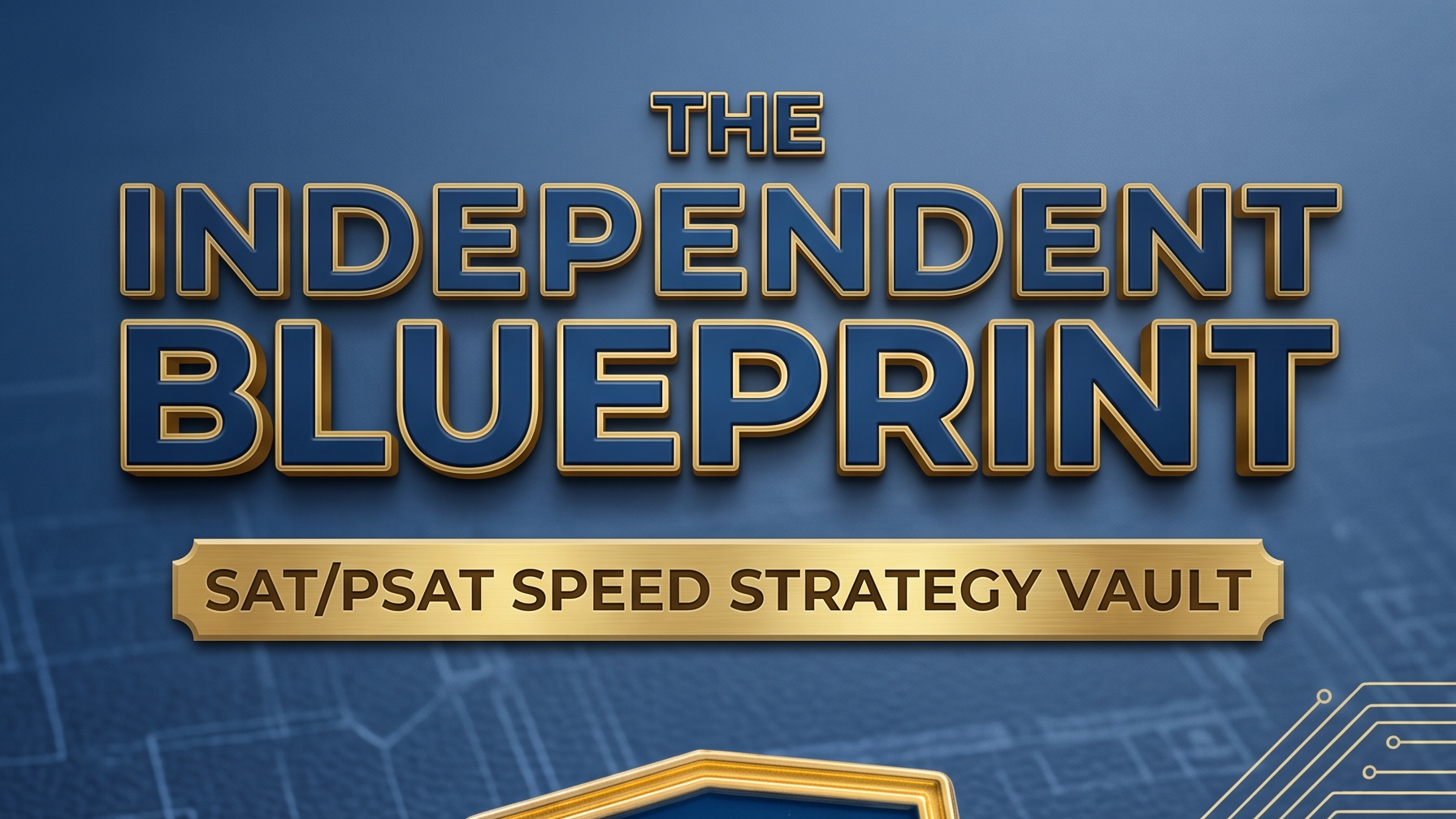 SAT/PSAT SPEED STRATEGY VAULT:THE 90 DAY INDEPENDENT BLUEPRINT