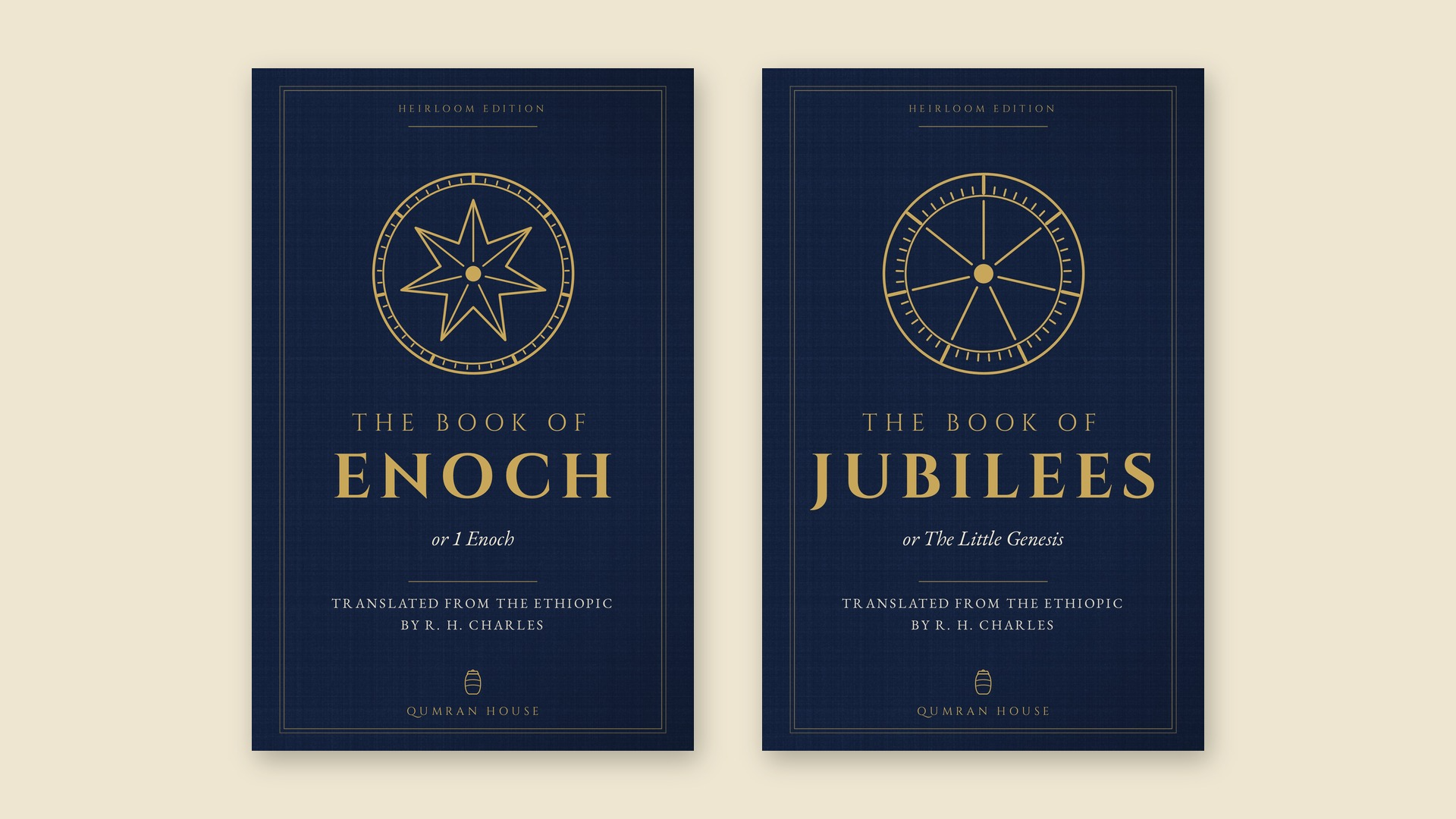 The Qumran Set: Enoch + Jubilees (Two Heirloom Hardcovers)