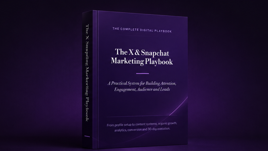 Complete Ebook for X and Snapchat marketing