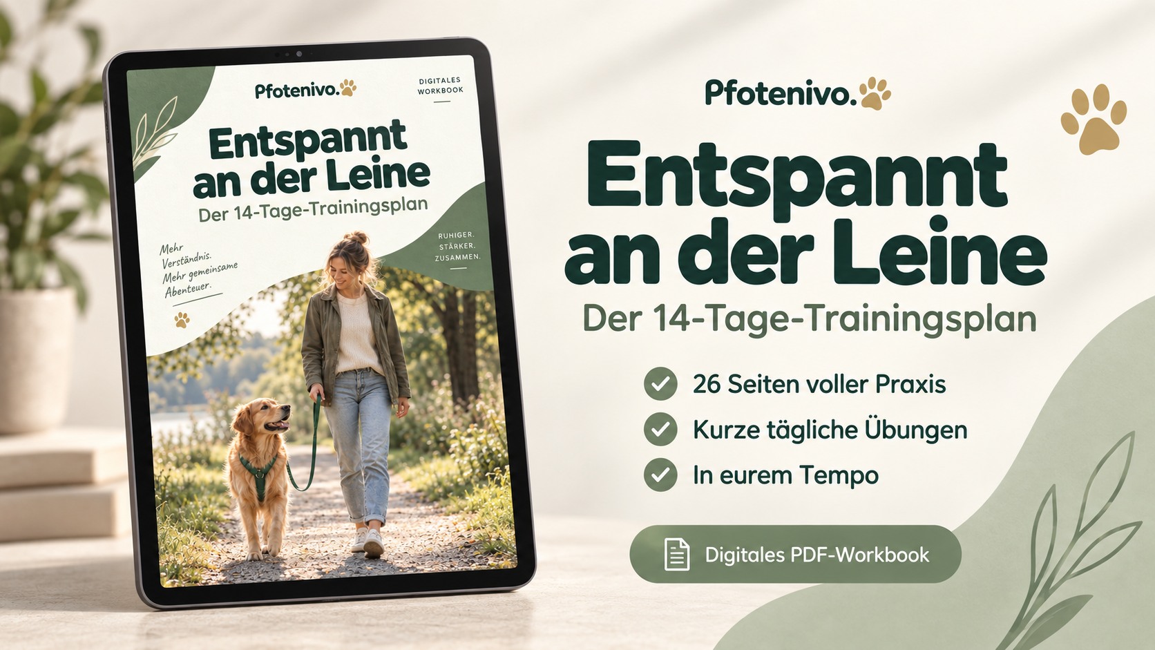 Entspannt an der Leine – Der 14-Tage-Trainingsplan