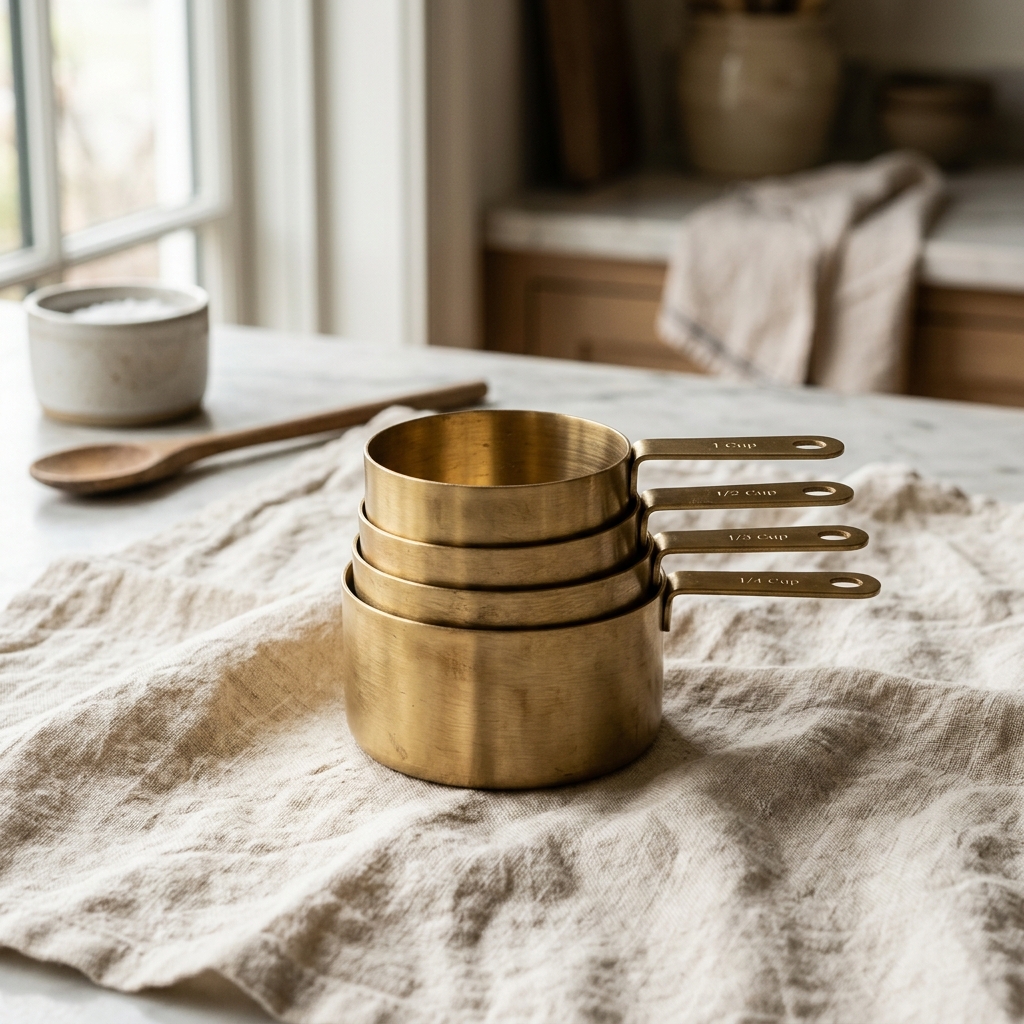 Brass Measuring Cups