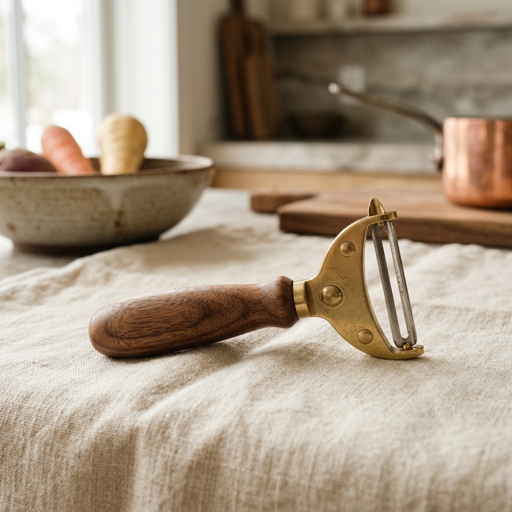 Walnut Hand Peeler