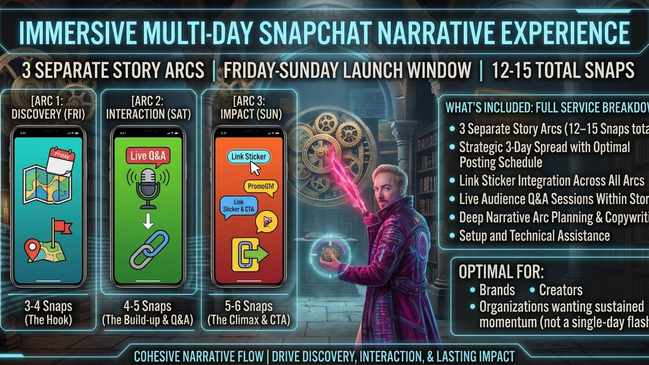 Snapchat 3-Day Narrative Campaign