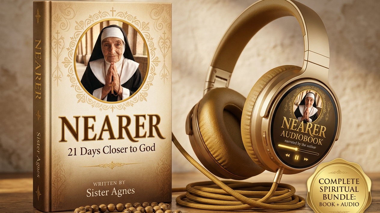Nearer: 21 Days Closer to God + Audio Ebook In Sister Agnes Voice 