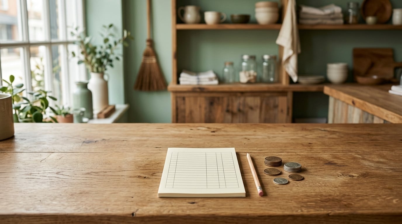 One-Page Cash Tracker