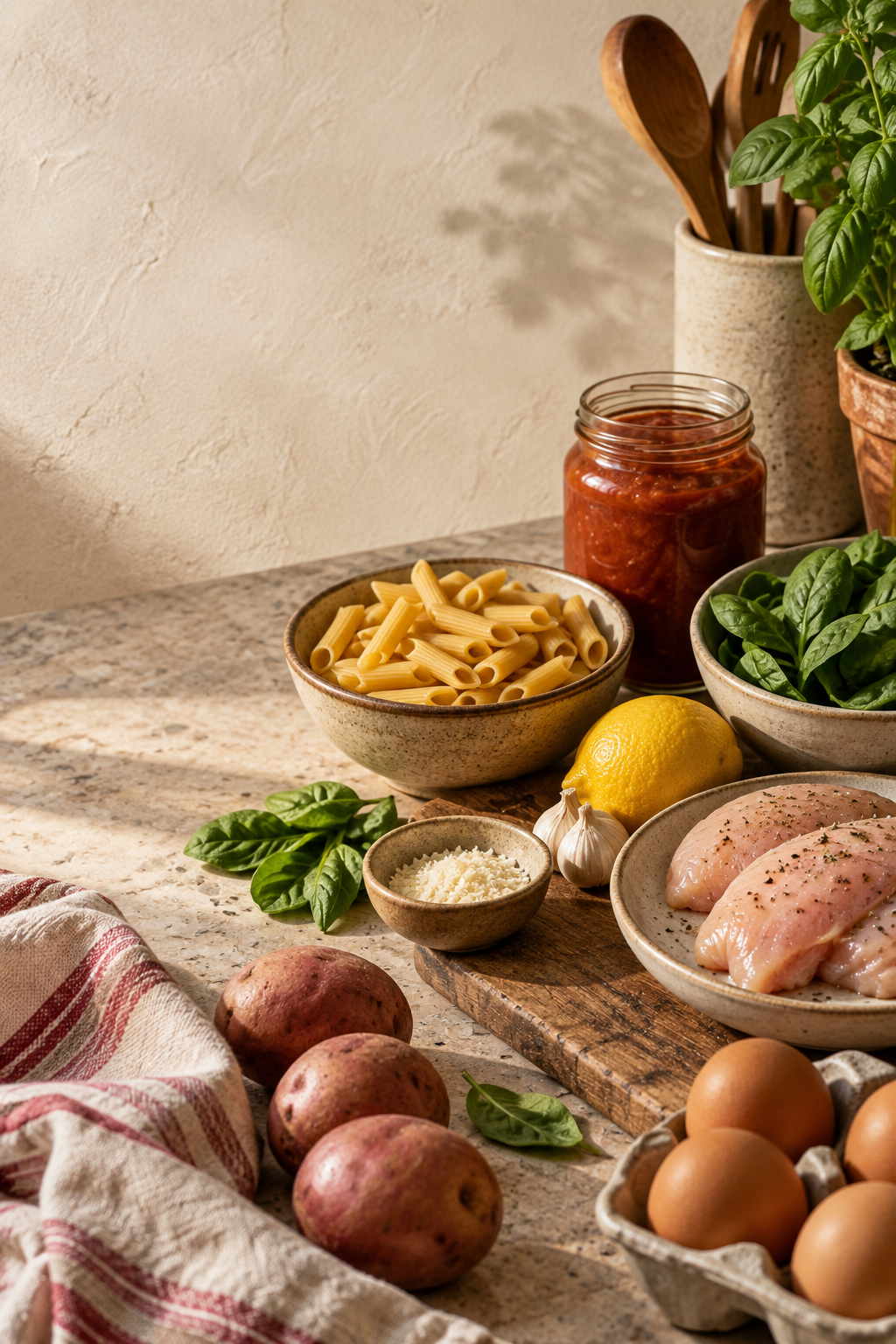 Working Parents Making Varied Dinners Without Lengthy Preparation