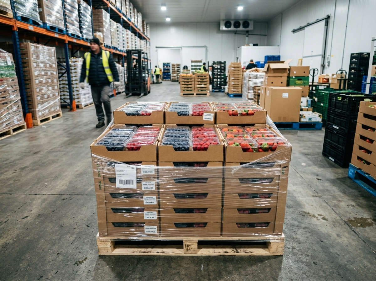Pallet of Organic Mixed Berries