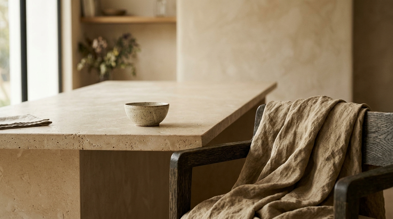 Heavy Linen Throw