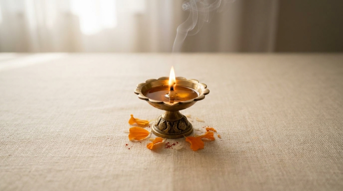 Brass Akhand Diya