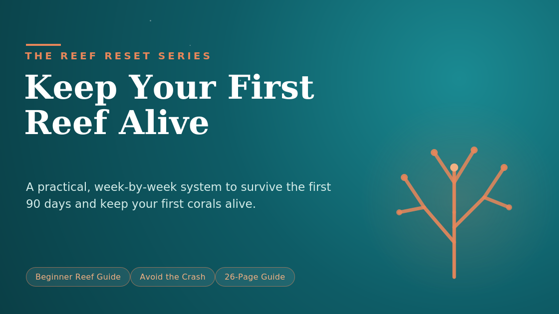 Keep Your First Reef Alive