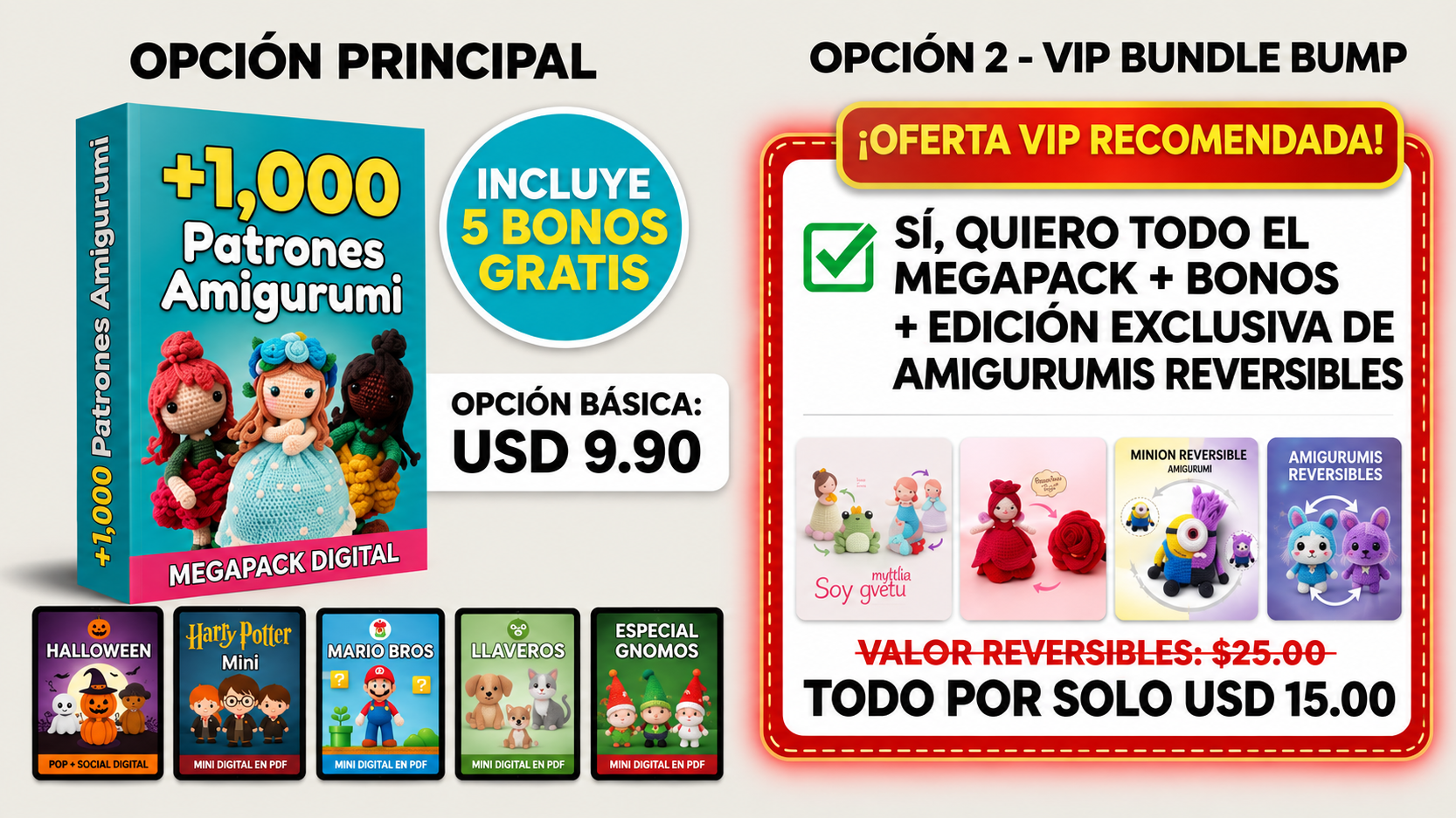  Megapack Amigurumis+1.000 Patrones en PDF  