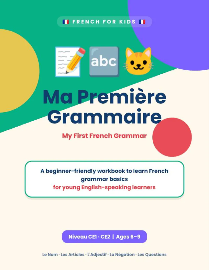 My first grammar / French grammar lessons