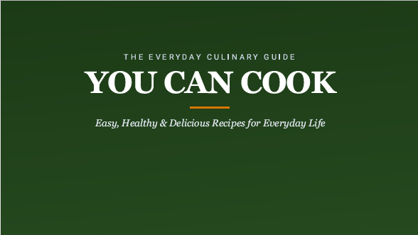 YOU CAN COOK