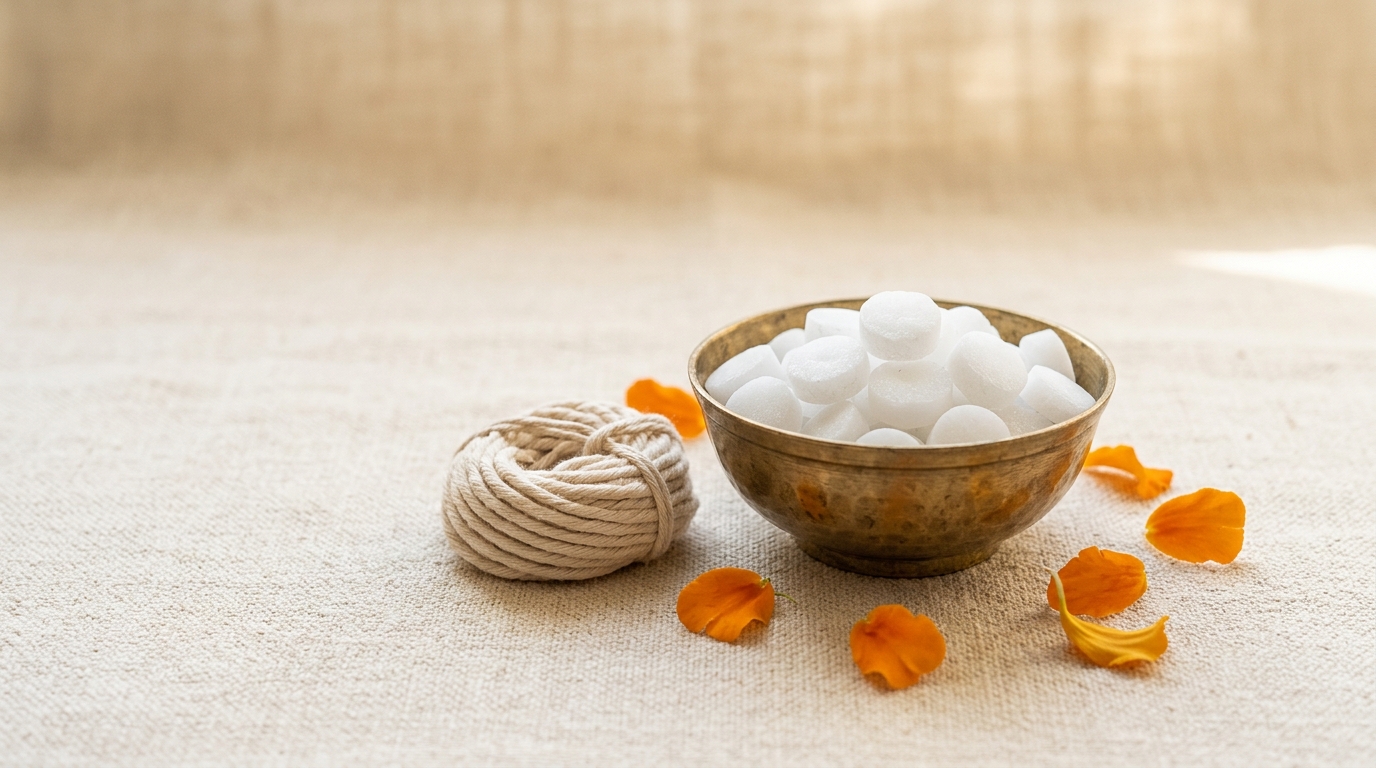 Camphor and Cotton Wicks
