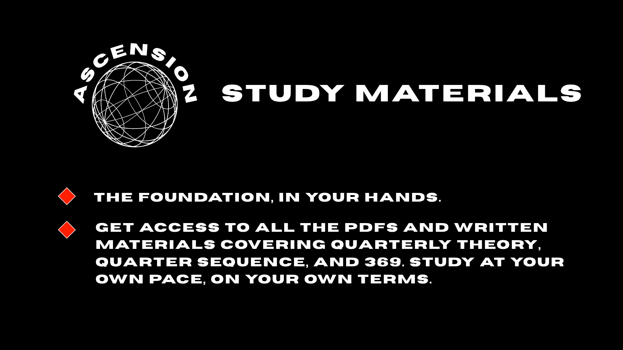 ASCENSION - Study Materials