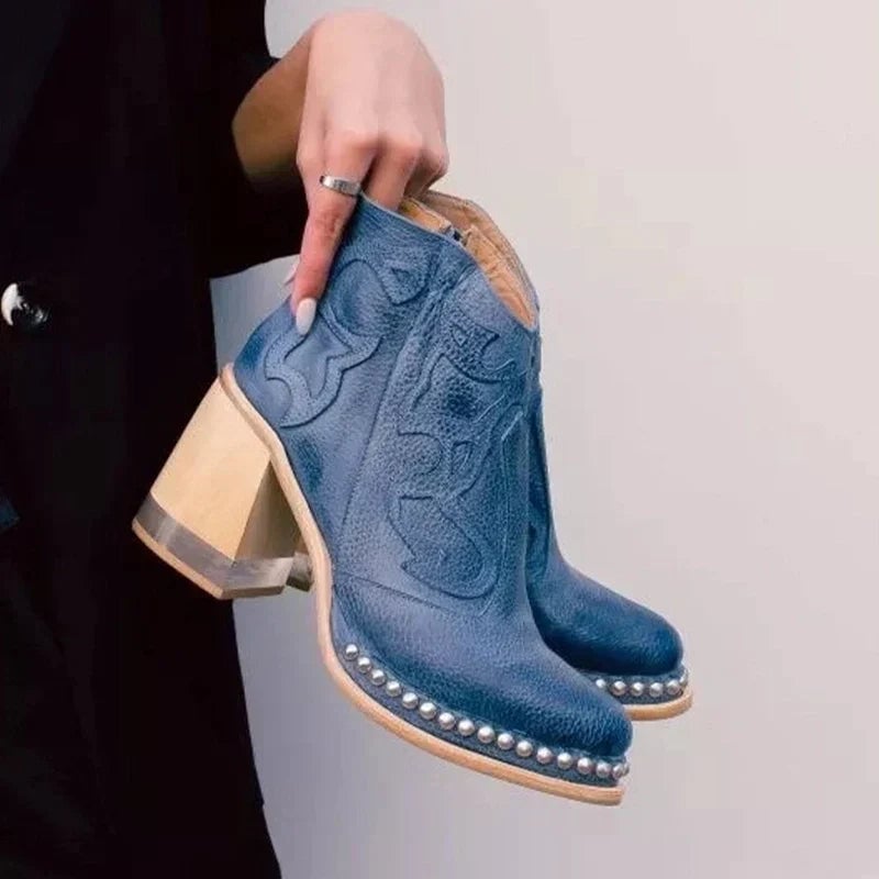 Sue™  Norwich Embroidered Leather Boots