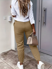 Natasha | High-Waisted Cargo Trousers