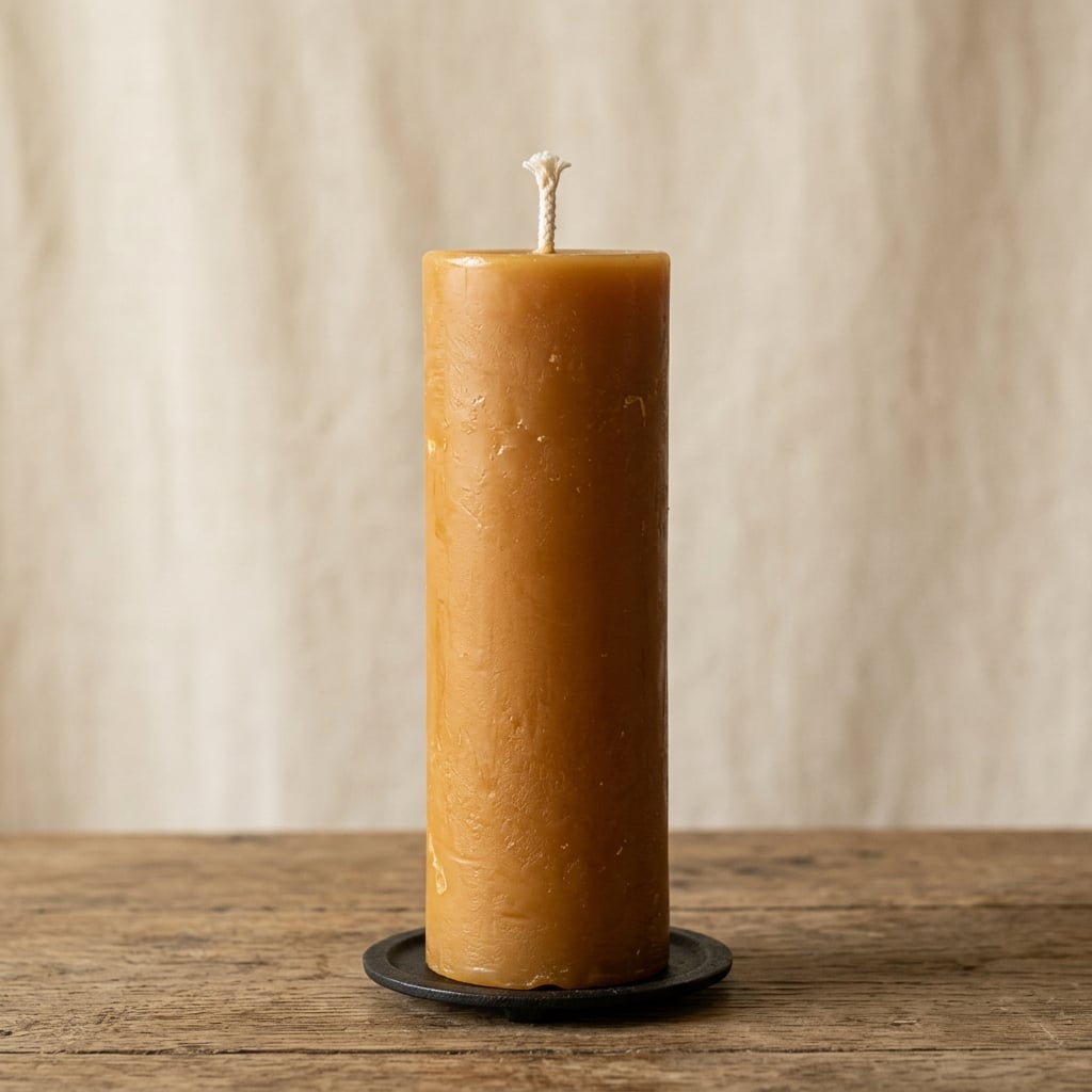 Beeswax Pillar Candle