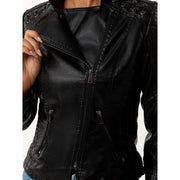 Vespera | Women's Faux Leather Jacket