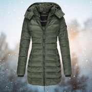 Isla | Women's Longline Hooded Puffer Jacket