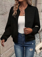 Sienna | Women's Textured Zip-Up Cardigan